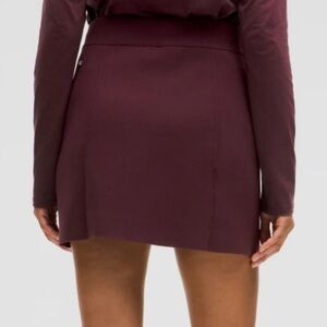 LULULEMON RIBBED MINI SKIRT